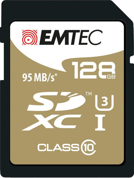 Emtec ECMSD128GXC10SP SD Card 128GB SDXC CLASS10 ECMSD128GXC10SP