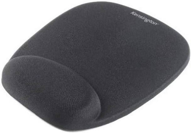 Kensington 62384 Foam Mousepad with Wrist Rest Black 62384