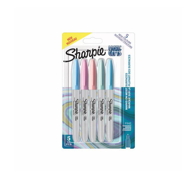 Sharpie Permanent Markers Mystic Gem Special Edition Fine Point Assorted Colours 2157670