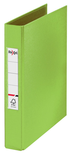 Rexel Ringbinder Choices A5 25Mm 2Rr Green Pk10 - 2115561 2115561