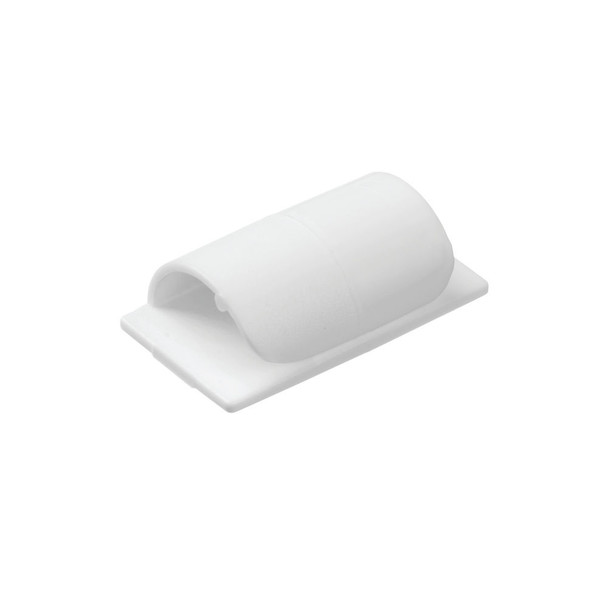 D-Line Cable Clips Self-Adhesive White Pack of 20 CTC1P20PK DL64784