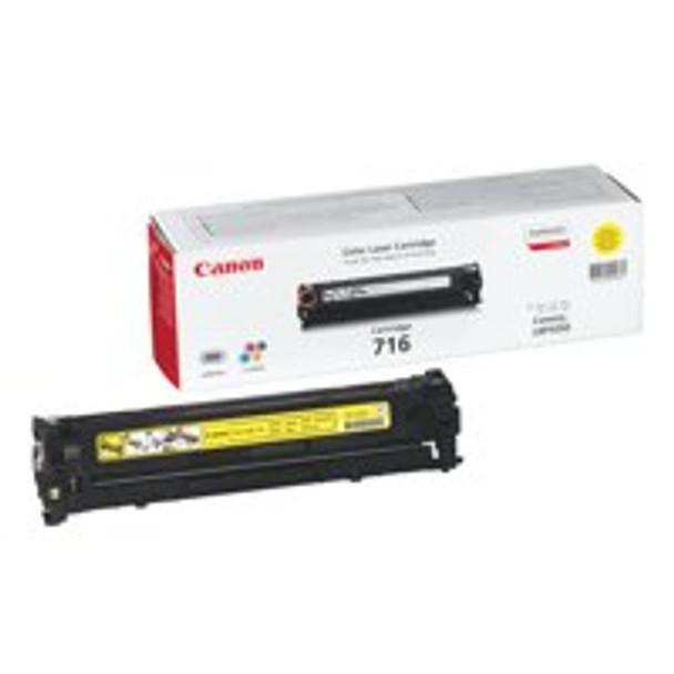 Canon 716Y Yellow Standard Capacity Toner Cartridge 1.5K Pages - 1977B002 1977B002