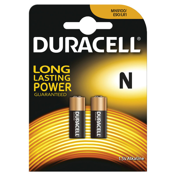 Duracell 1.5V N Remote Control Battery MN9100 Pack of 2 81223600 DU20398