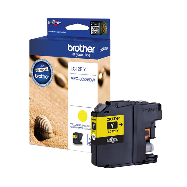 Brother Ink Cartridge Yellow LC12EY BA74845