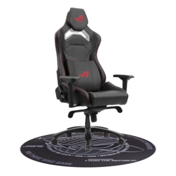 Asus Rog Chariot Core Gaming Chair Steel Frame Pu Leather Memory-Foam Lumbar 4D 90GC00D0-MSG030-BUN