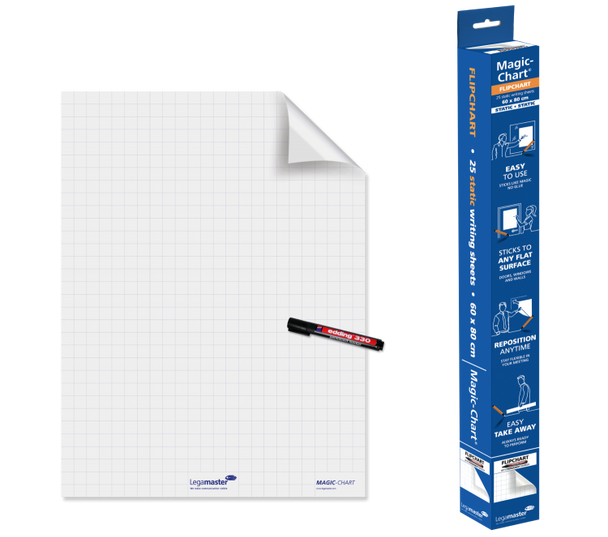 Legamaster Magic-Chart Gridded Flipchart Foil 60x80cm LEGA159000