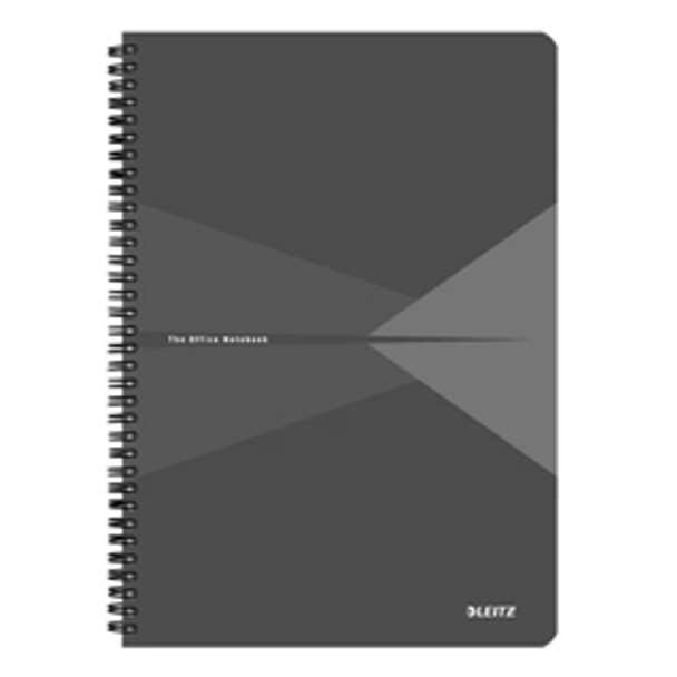 Leitz Office Notebook A4 squared wirebound with cardboard cover 46470025 46470025