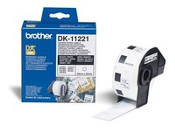 Brother DK11221 DK-11221 23x23mm paperlabel DK11221