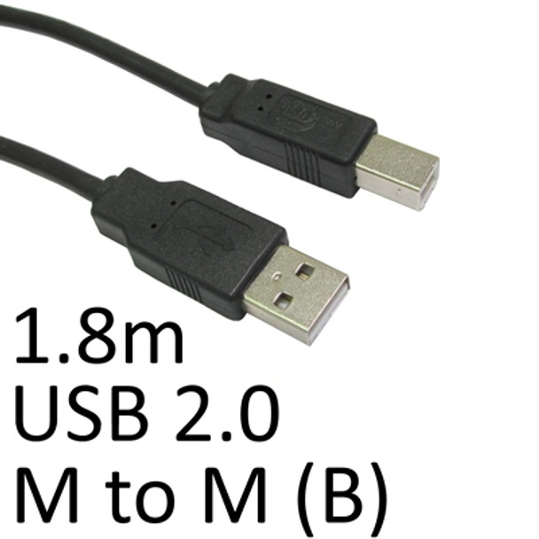 Printer/Scanner Usb A To Usb B Cable 1.8M Black 99CDL2-102