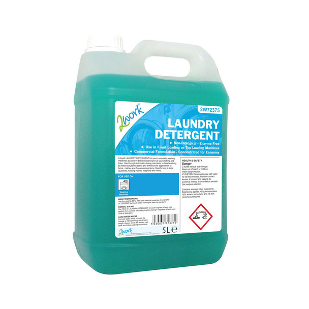 2Work Liquid Laundry Detergent 5 Litre 2W72375 2W72375
