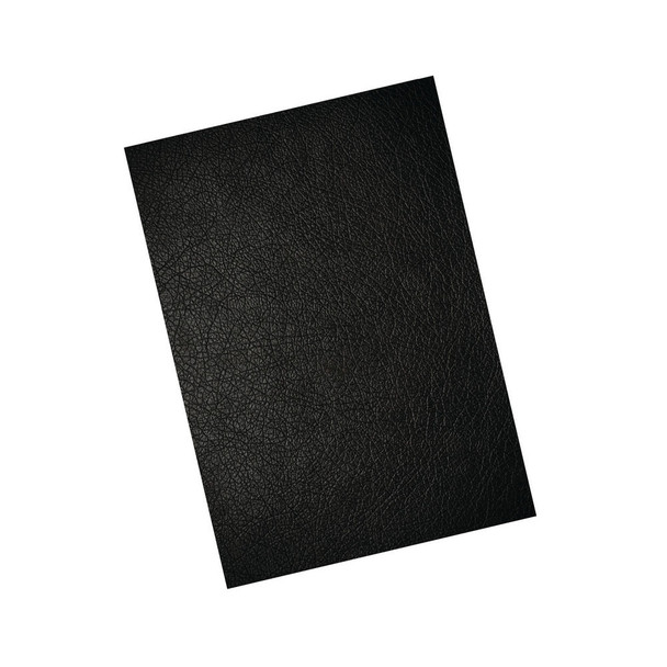 GBC LeatherGrain A4 Binding Covers 250gsm Black Pack of 100 CE040010 GB21851