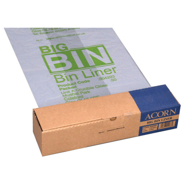 Acorn Big Bin Liner Pack of 50 504293 NW142966