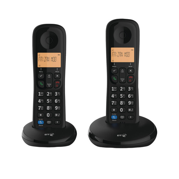 BT Everyday DECT Phone Twin Up to 10 hours talking or 100 hours standby 906 BT61935