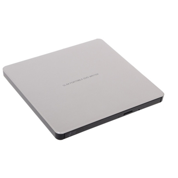Hitachi-Lg GP60NS60 8X Dvd-Rw Usb 2.0 Silver Slim External Optical Drive GP60NS60