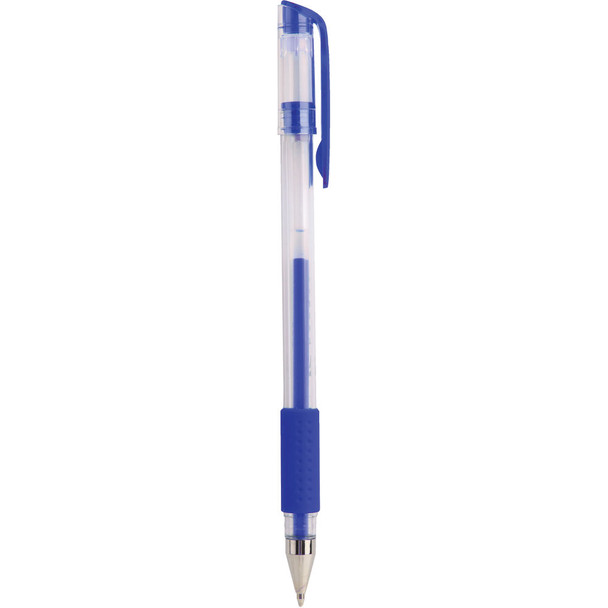 Q-Connect Gel Rollerball Pen Medium Blue Pack of 10 KF21717 KF21717