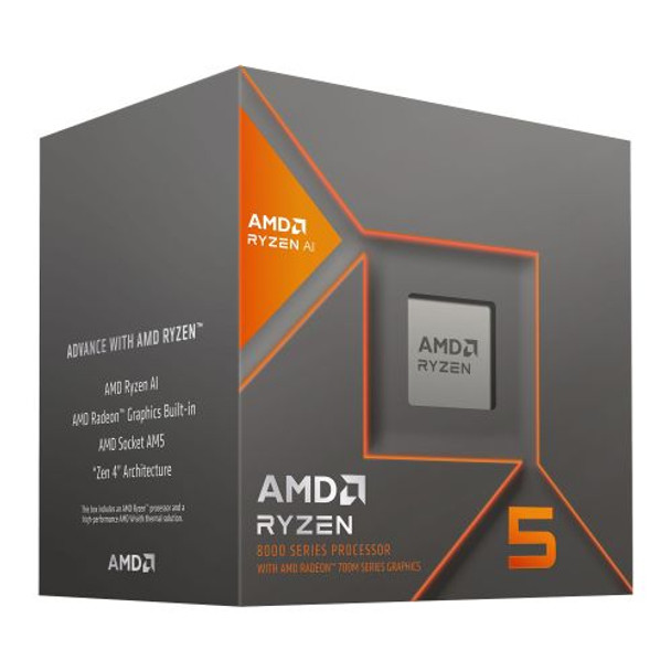 Amd Ryzen 5 8600G With Wraith Stealth Cooler Am5 Up To 5.0Ghz 6-Core 65W 22Mb Ca 100-100001237BOX