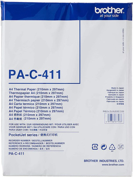Brother Thermal Transfer Paper 100 Pages - PAC411 PAC411