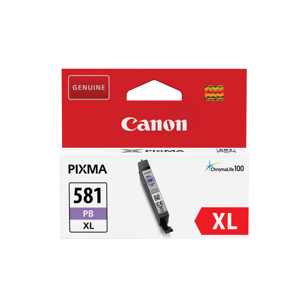 Canon CLI-581XL Photo Blue Ink Cartridge Capacity: 8.3ml 2053C001 CO08705