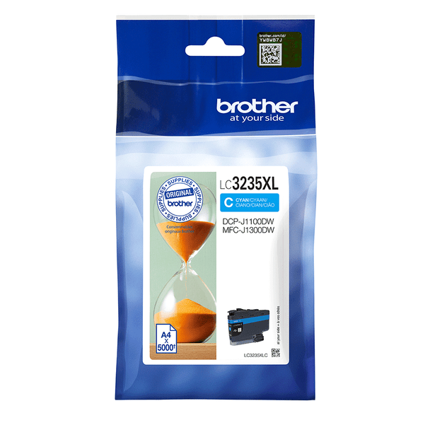 Brother Cyan High Capacity Ink Cartridge 5K Pages - LC3235XLC LC3235XLC