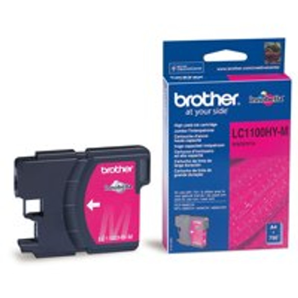 Brother Magenta High Yield Ink Cartridge 10Ml - LC1100HYM LC1100HYM