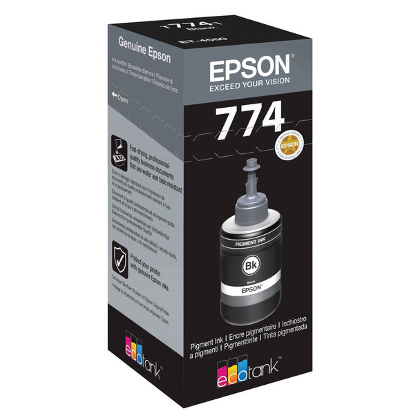 Epson T7741 Pigment Black Ink Bottle 140ml C13T774140 EP60141
