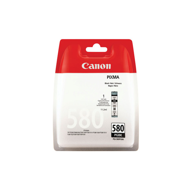 Canon PGI-580 Pigment Black Ink Cartridge 2078C001 CO08706