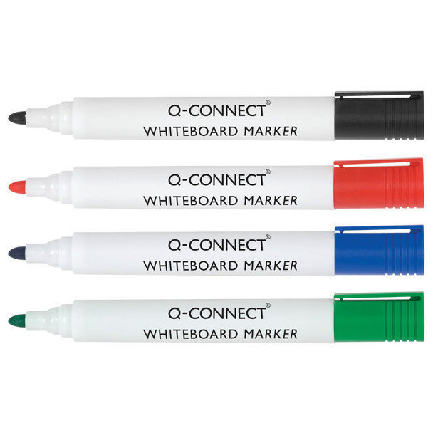 Q-Connect Drywipe Marker Pen Assorted Pack of 10 KF00880 KF00880