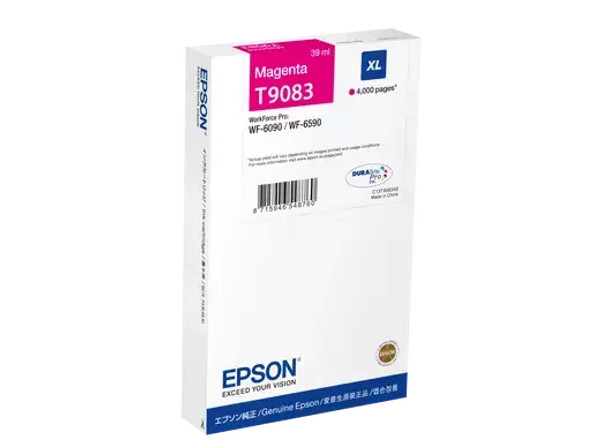 Epson Magenta Ink Cartridge 39Ml - C13T90834N C13T90834N
