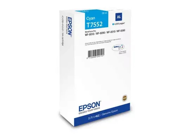 Epson Cyan Ink Cartridge 39Ml - C13T75524N C13T75524N