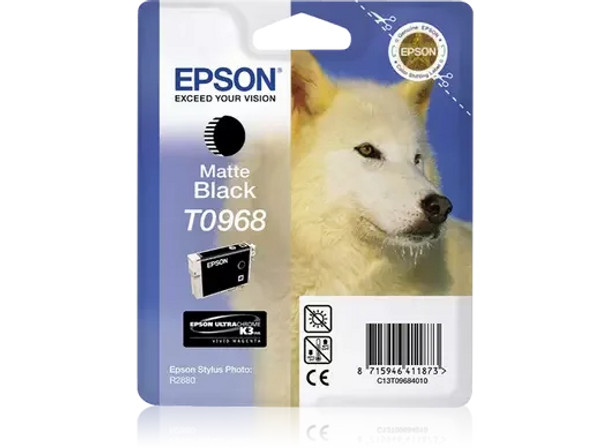 Epson Husky Matte Black Standard Capacity Ink Cartridge 11Ml - C13T09684N10 C13T09684N10