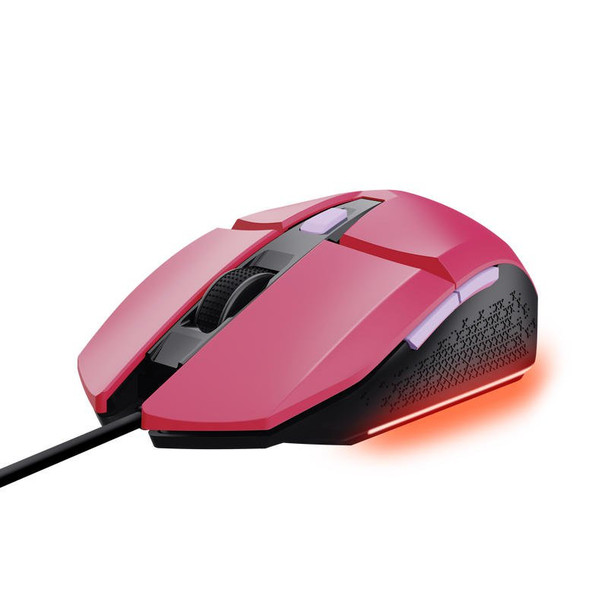 Trust Gxt 109P Felox 6400 Dpi Usb-A Wired Pink Gaming Mouse 25068