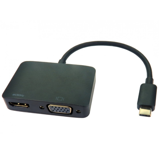 CMS Cables USB C TO HDMI and VGA Adapter USB3C-HDMI-VGA014K