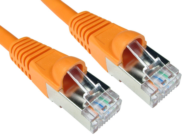 CMS Cables 15m Cat6A Patch Cable - Orange ART-115/O