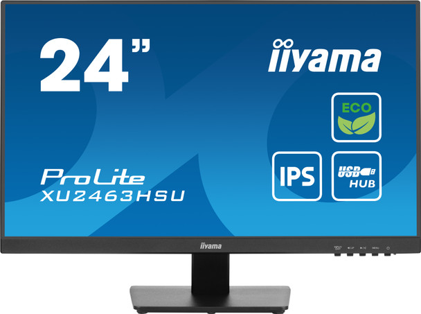 iiyama ProLite XU2463HSU-B1 computer monitor 60.5 cm 23.8" 1920 x 1080 pixels Fu XU2463HSU-B1