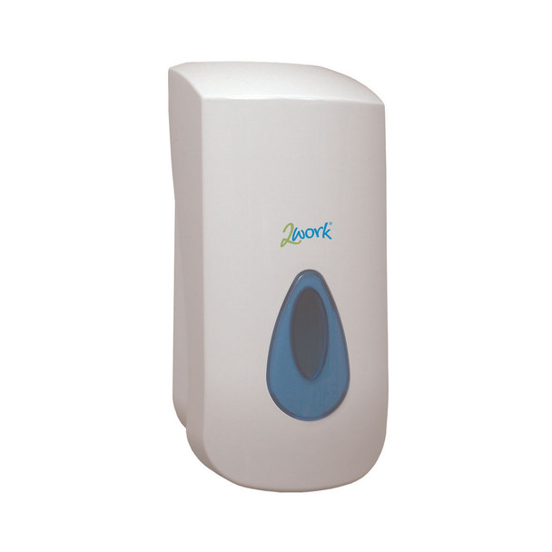 2Work Foam Soap Dispenser with 900ml Reservoir White 2W01102 2W01102