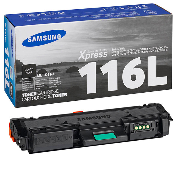Samsung Mltd116l Black Toner Cartridge 3K Pages - SU828A SU828A