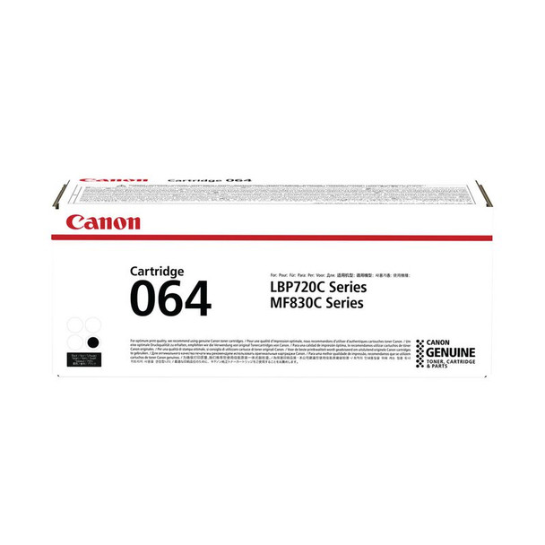 Canon 064 Black Toner Cartridge 6K Pages - 4937C001 4937C001