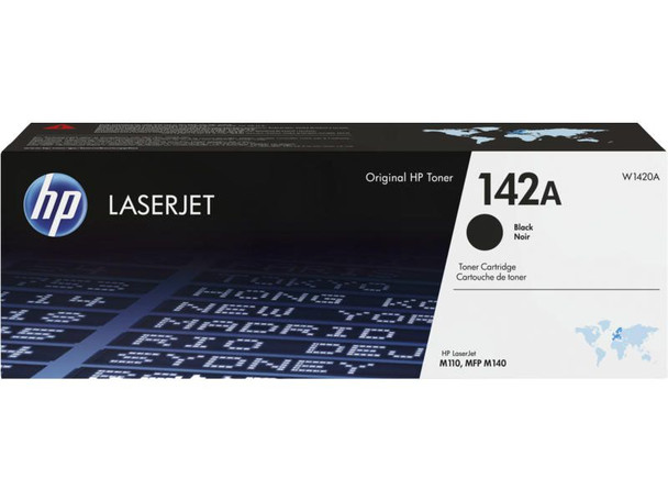 Hp 142A Black Standard Capacity Toner Cartridge 950 Pages - W1420A W1420A
