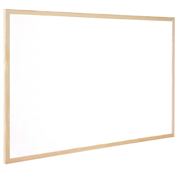 Q-Connect Wooden Frame Whiteboard 1200x900mm KF03572 KF03572