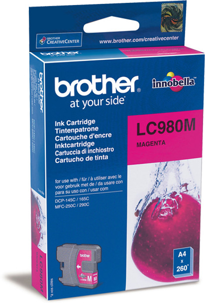 Brother LC980M Ink Magenta Cartridge LC980M