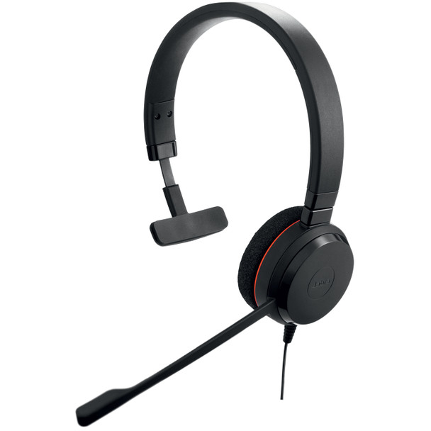 Jabra Evolve 20 UC Mono Headset Wired Head-band Office/Call center USB Type-A Bl 4993-829-209
