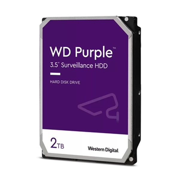 Wd Purple 2Tb 3.5" 5400Rpm 64 Mb Cache Sata Surveillance Internal Hard Drive WD23PURZ