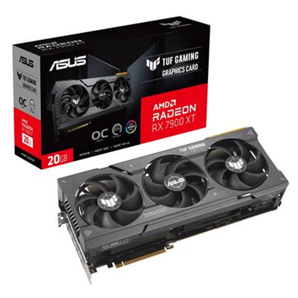 Asus Radeon Rx 7900 Xt Tuf Gaming Oc 20Gb Gddr6/Pci Express 4.0/2535Mhz/200 TUF-RX7900XT-O20G-GAMING