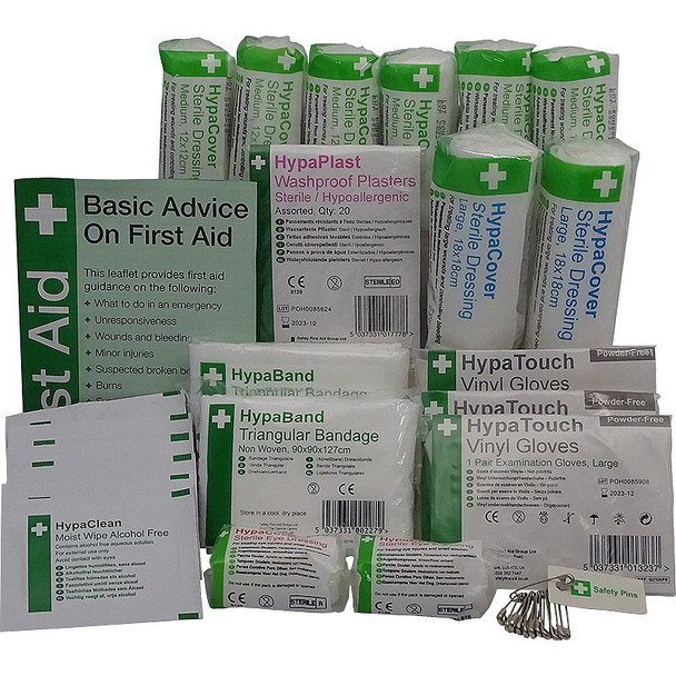Safety First Aid Workplace First Aid Kit Refill 1-10 Person Unboxed  - R10S R10S
