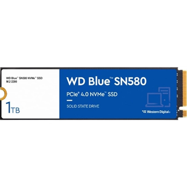 Wd Blue Sn580 WDS100T3B0E 1Tb Nvme M.2 Interface Pcie Gen4 2280 Read 4150Mb/S Wr WDS100T3B0E