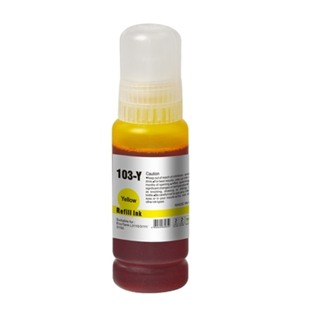 Inklab 103 Epson Compatible Ecotank Yellow Ink Bottle E103Y