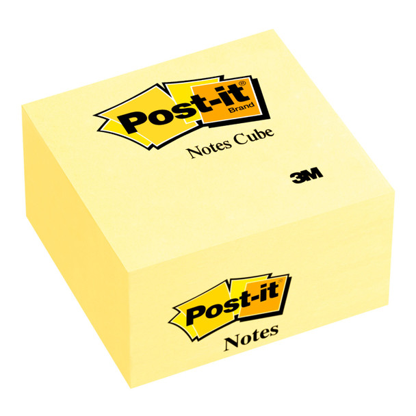 Post-It Note Cube 76X76mm 450 Sheets Canary Yellow 636-B 7100172238