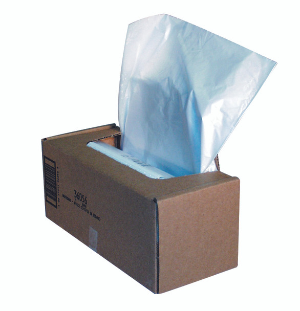 Fellowes Shredder Waste Bag 75-85 Litre Clear Pack 50 36056 36056