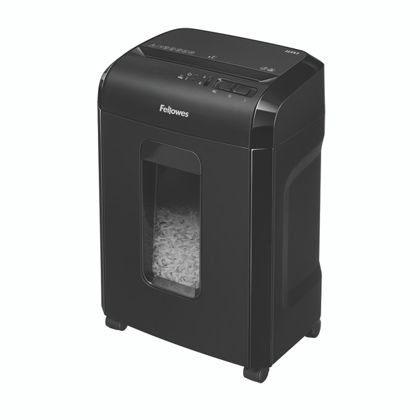 Fellowes Powershred 10M Micro Cut Shredder 19 Litre 10 Sheet Black 4630701 4630701