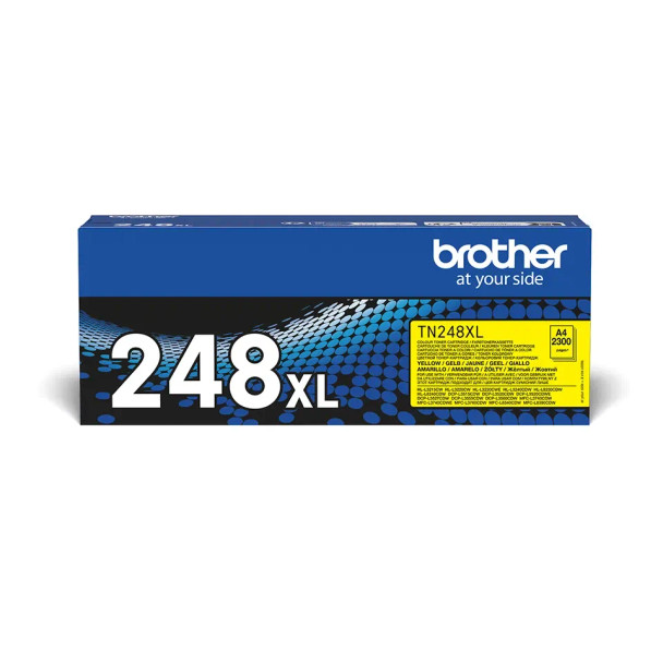 Brother Yellow High Yield Toner Cartridge 2300 Pages - Tn248yxl TN248XLY